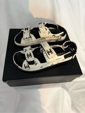 CHANEL Black "Dad" Sandal